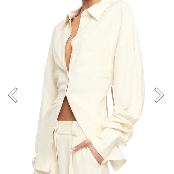 HORIZON BACKLESS SHIRT - Picture 2 of 3